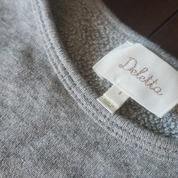 Deletta Anthropologie Choral Ruffle Sweatshirt Top Small. - Picture 7 of 8